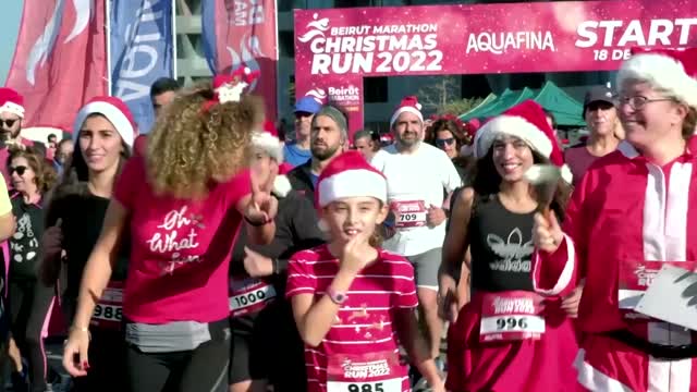Festive Beirut runners raise money for cancer center