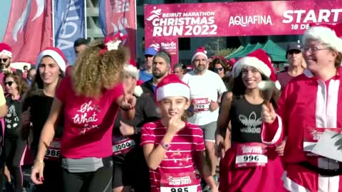 Festive Beirut runners raise money for cancer center