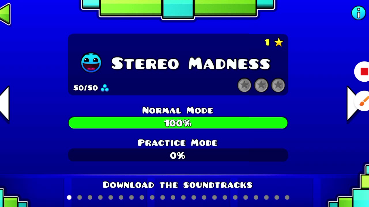 Stereo Madness Geometry Dash