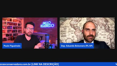 Política • Brasil 2024 • Eduardo Bolsonaro • Paulo Figueiredo (E. B.) 2024,3,7 ⚜️👀🔥