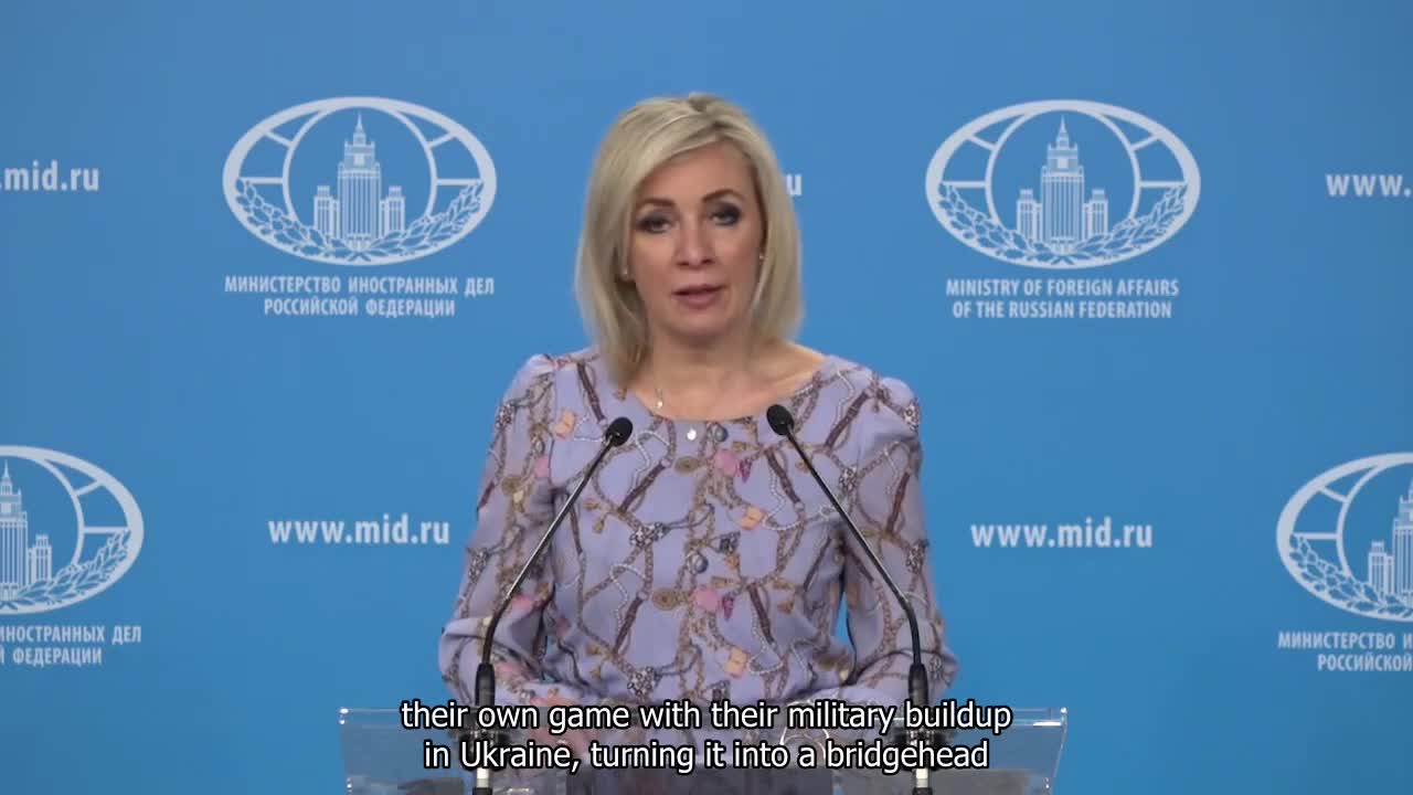 Ukraine War - Russian MFA Spokesperson Maria Zakharova