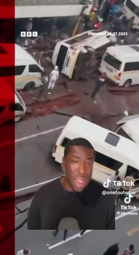 „Podziemna eksplozja” w Johannesburgu w RPA. 🧐