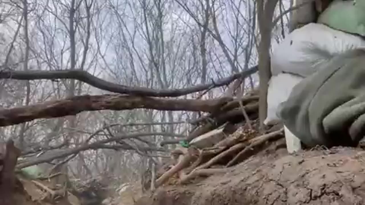 Fighters of the 2nd assault battalion repulse an enemy attack near Bakhmut