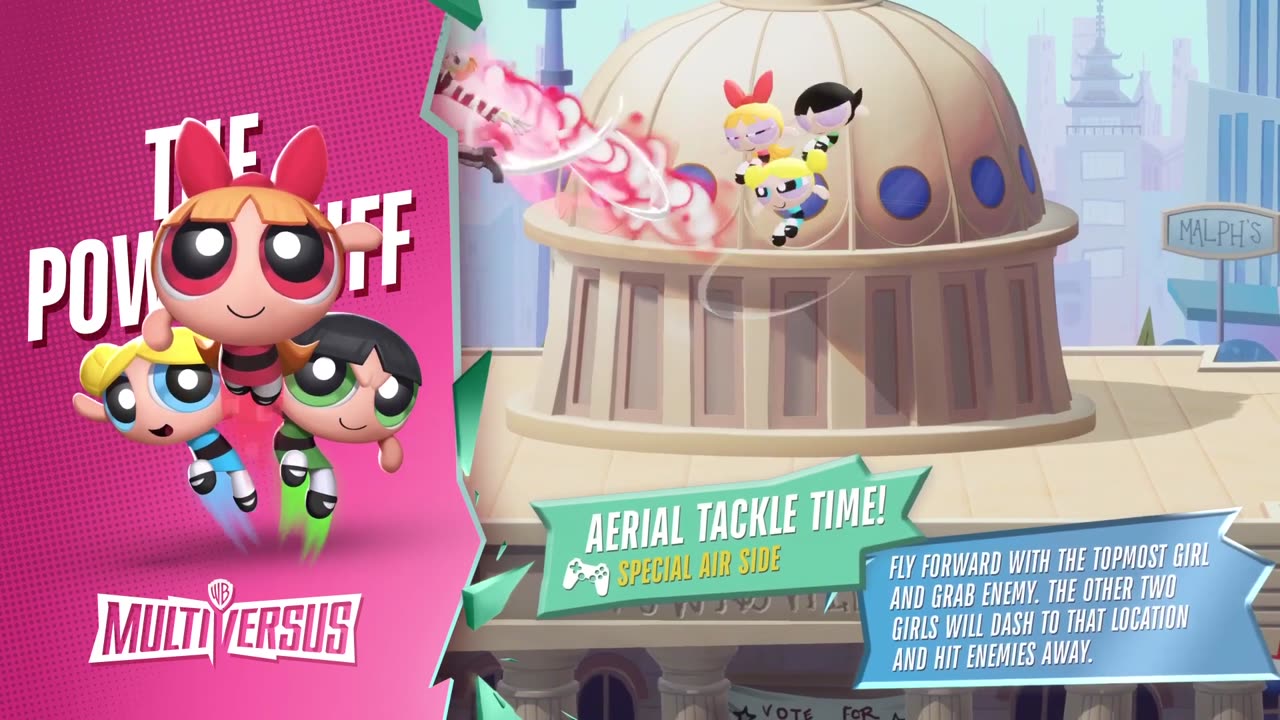 MultiVersus - Official The Powerpuff Girls: Fighter Move Sets Trailer