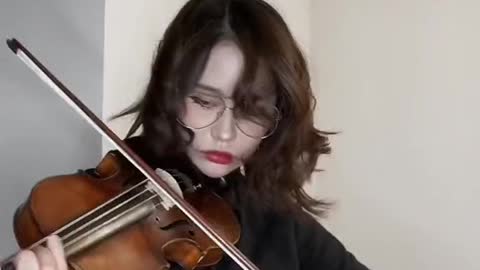 Violin playing