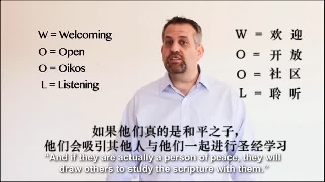 Lecture 1: Person of Peace with Chinese subtitles