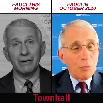 This morning, Fauci said, 'There was a characterization of me as an individual who was responsible.