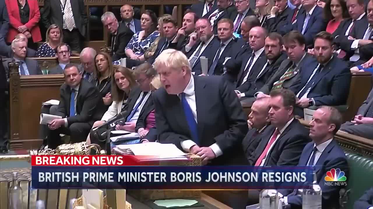 British Prime Minister Boris Johnson Resigns