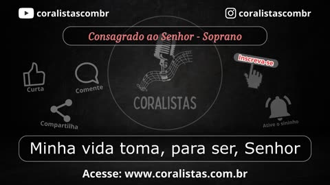 Como cantar Consagrado ao Senhor - 492 da Harpa Cristã - Soprano - 1ª Voz