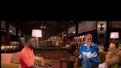 How did Kiven Hart react when Saweetie pointed out Grey hair 😳 #shorts