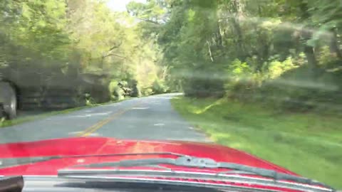 Driving the M6 on the Blue Ridge Parkway