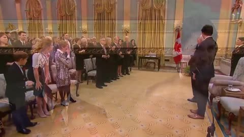 Justin Trudeau Swearing Oath to the Monarchy!