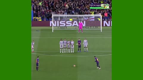 Lionel Messi Super Free Kick Goal