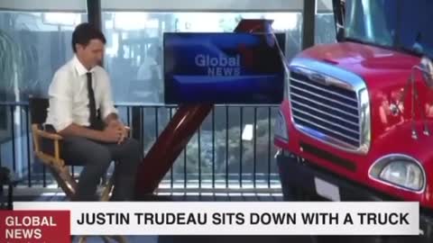 Justin Trudeau negotiates with the honkining