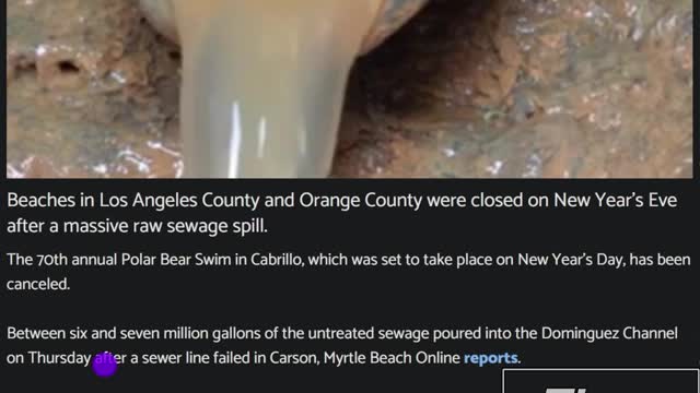 MASSIVE Sewage Leak From Dump-And-A-Half Los Angeles