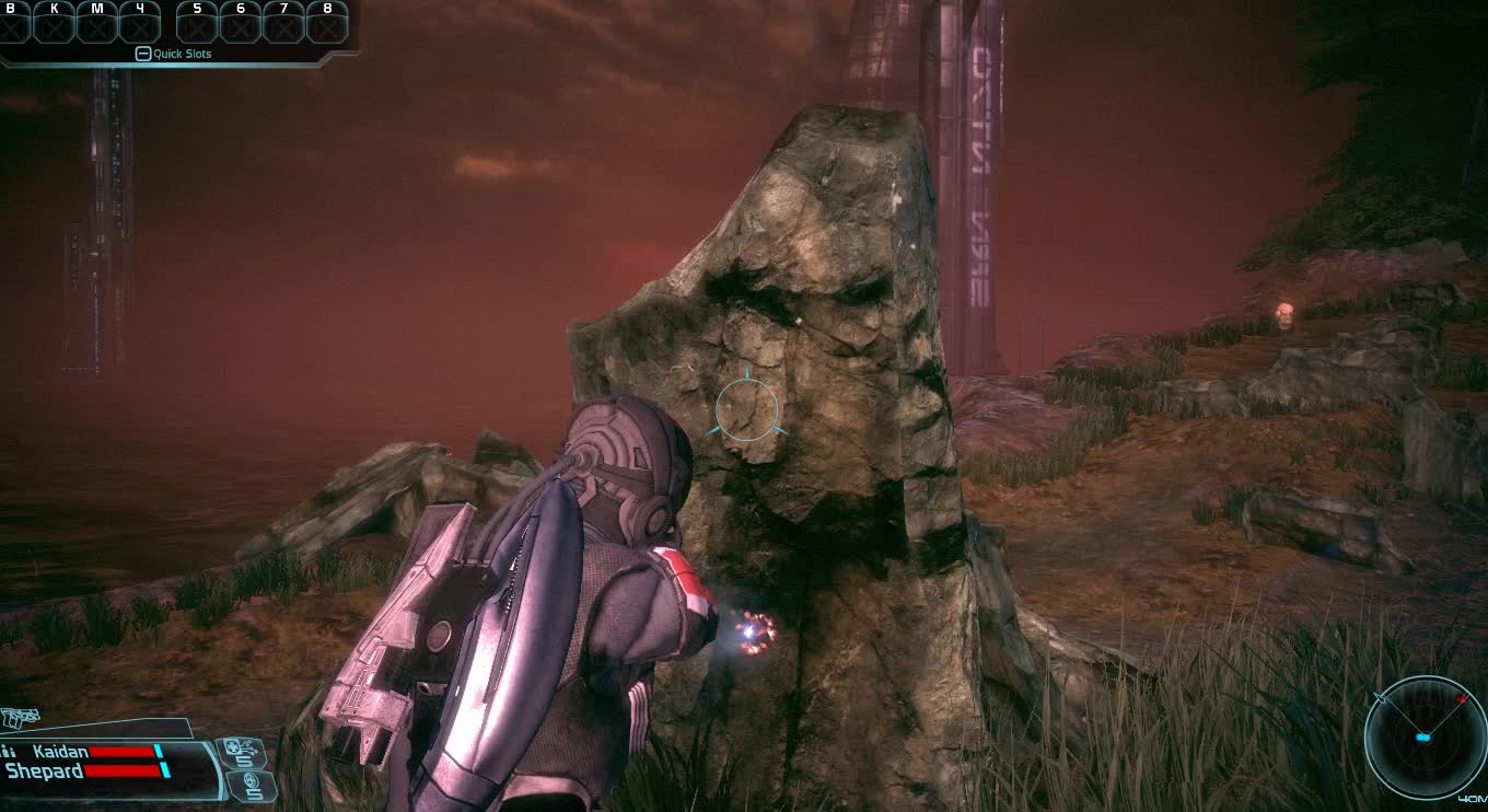Shepard, Kaidan Alenko & Jenkins Mass Effect Mod Eden Prime Mission Game-Play