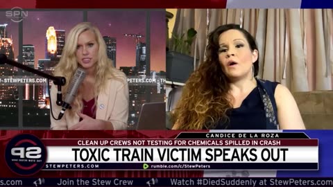 Ohio TOXIC Train VICTIM Tells Her Story Clean Up Crew FAILS To Test For DEADLY CHEMICALS