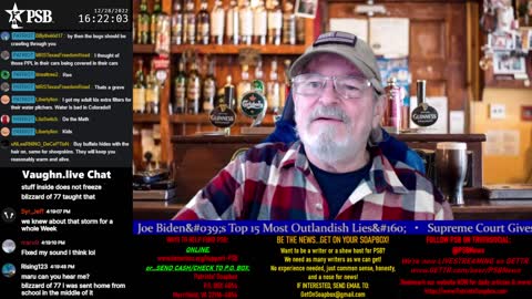 2022-12-28 15:00 EST - The PATRIOTski Tavern: