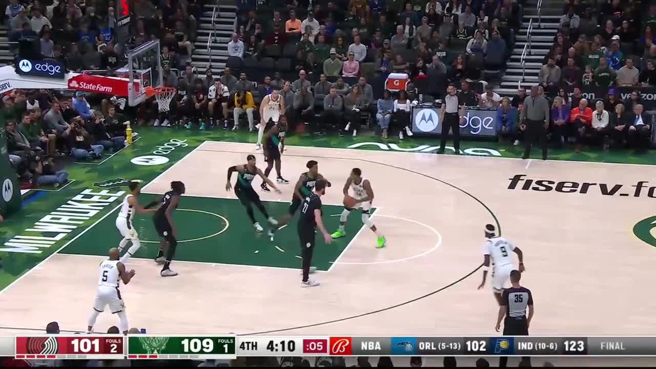 GIANNIS ANTETOKOUNMPO has MONSTER 37-POINT game as BUCKS WIN vs Blazers _ Greek Freak HIGHLIGHTS