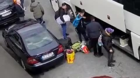 More coach loads of "Ukrainian women and children" dropped off in Dublin today.