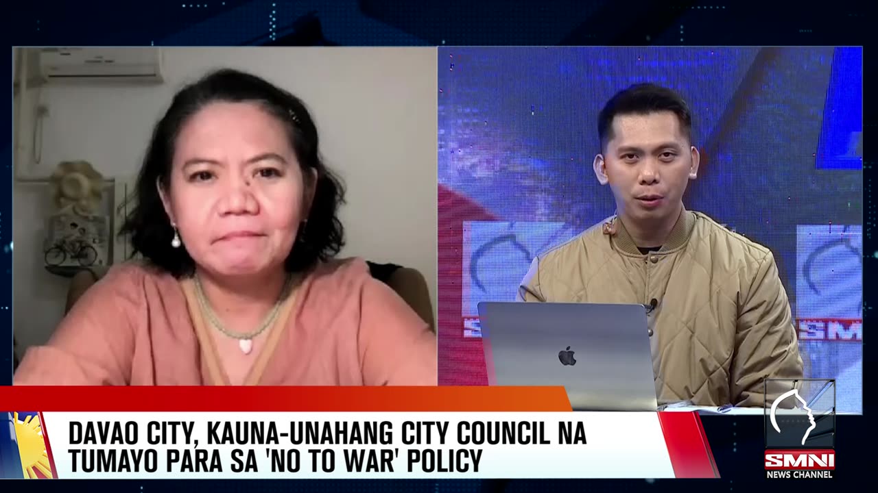 Davao City, kauna-unahang city council na tumayo sa 'no to war' policy