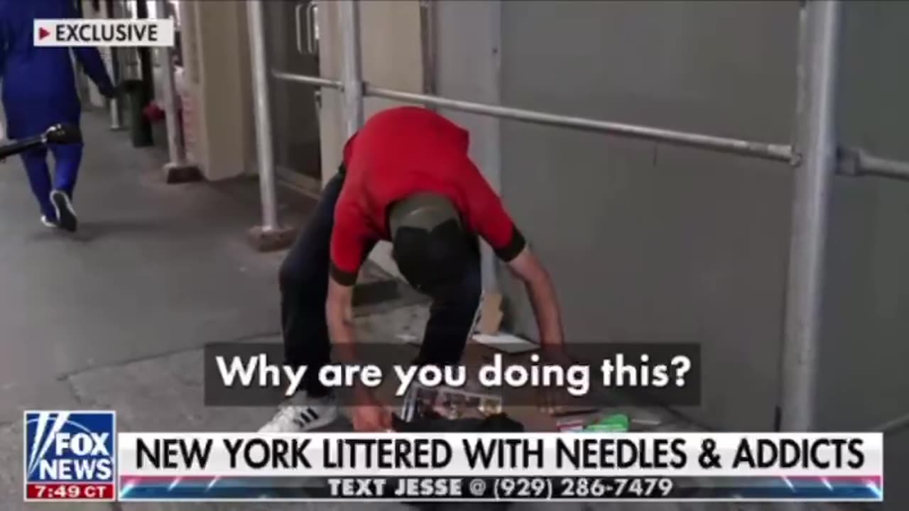 New York littered with needles and addicts