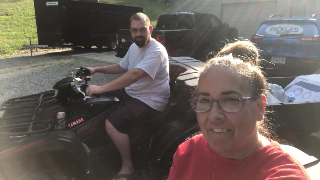 New to acreage and farm life. Taking out the trash.
