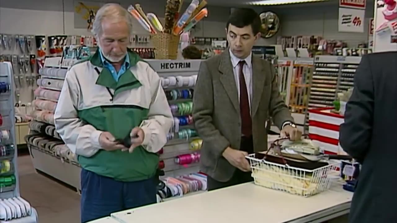MR BEAN Doing what he does best