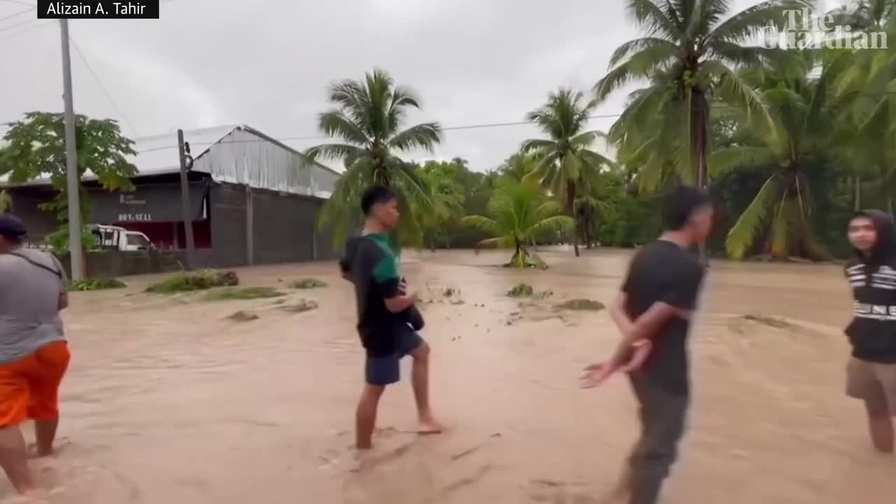 Deadly floods and landslides hit southern Philippines as storm Nalgae approaches