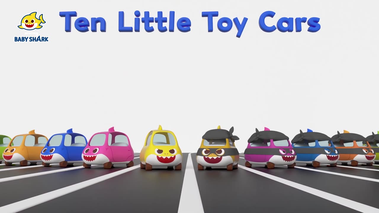 [✨NEW] Ten Little Toy Cars | Best Number Songs for Kids | Ten Little Song | Baby Shark Official