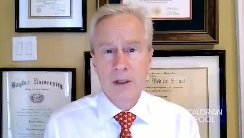 Dr Peter McCullough: "I can tell you there's heart damage occurring now in children