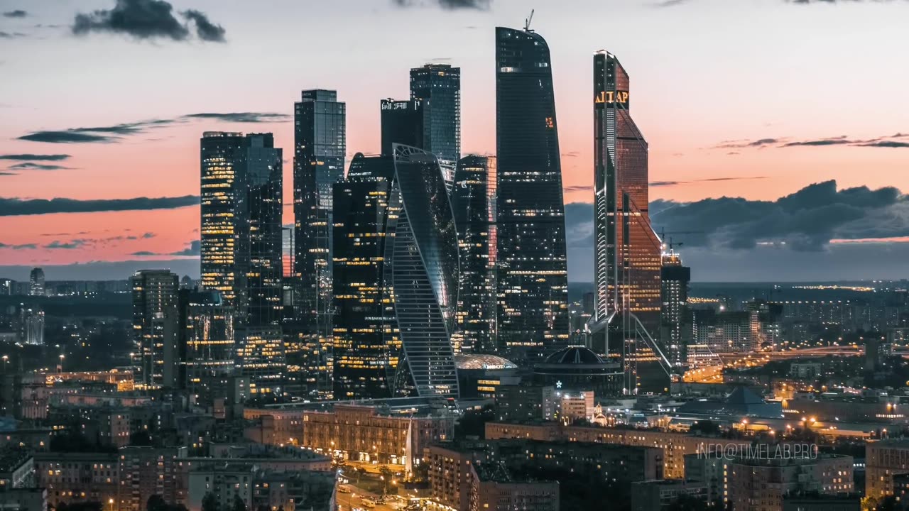 Moscow, Russia Aerial Drone 4K | Unveiling the Magnificence | Timelab Pro