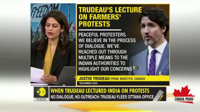 INDIANS NEWS MOCKS, JUSTIN TRUDEAUS FEAR OF TRUCKERS.
