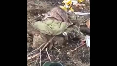 18++++ Graphic Video 🐷Destroyed fighters of the Armed Forces of Ukraine