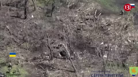 Ukrainian fighters attack Russian positions with tanks and infantry in Bakhmut - Operation moment