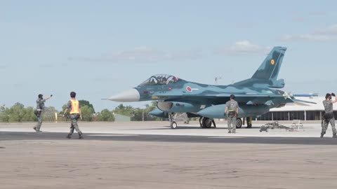 Exercise Pitch Black-24 Fighter jets Landing at Darwin Air Force Base