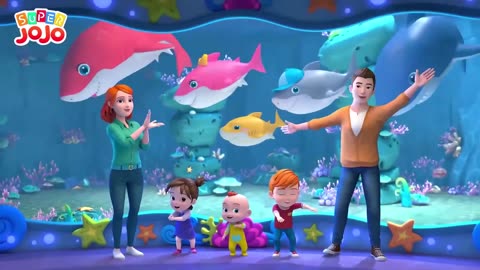 Baby Shark Dance Song More Nursery Rhymes & Kids Songs - Super JoJo and Family