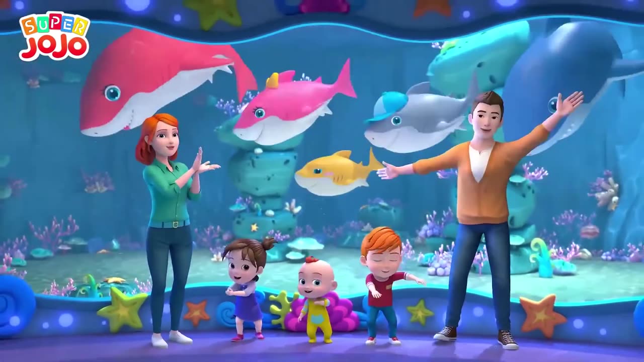 Baby Shark Dance Song More Nursery Rhymes & Kids Songs - Super JoJo and Family