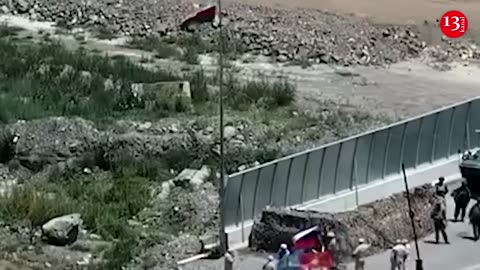 Azerbaijani border guards destroy Armenian post used for committing provocation(720p)