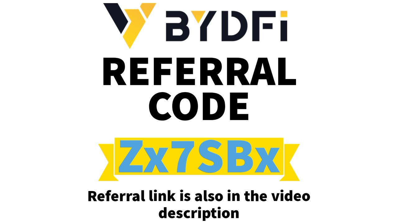 BYDFi Crypto Exchange Referral Invite Code - Free Sign Up Bonuses