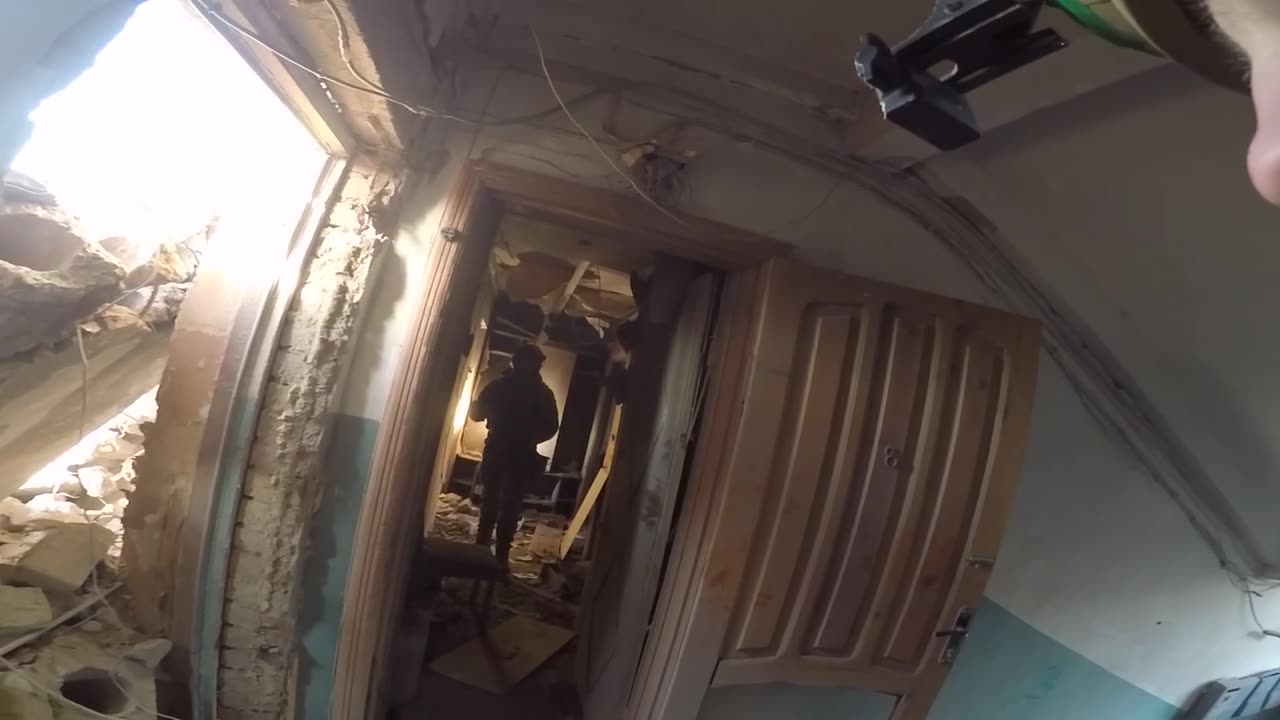Ukrainian soldiers in Bakhmut