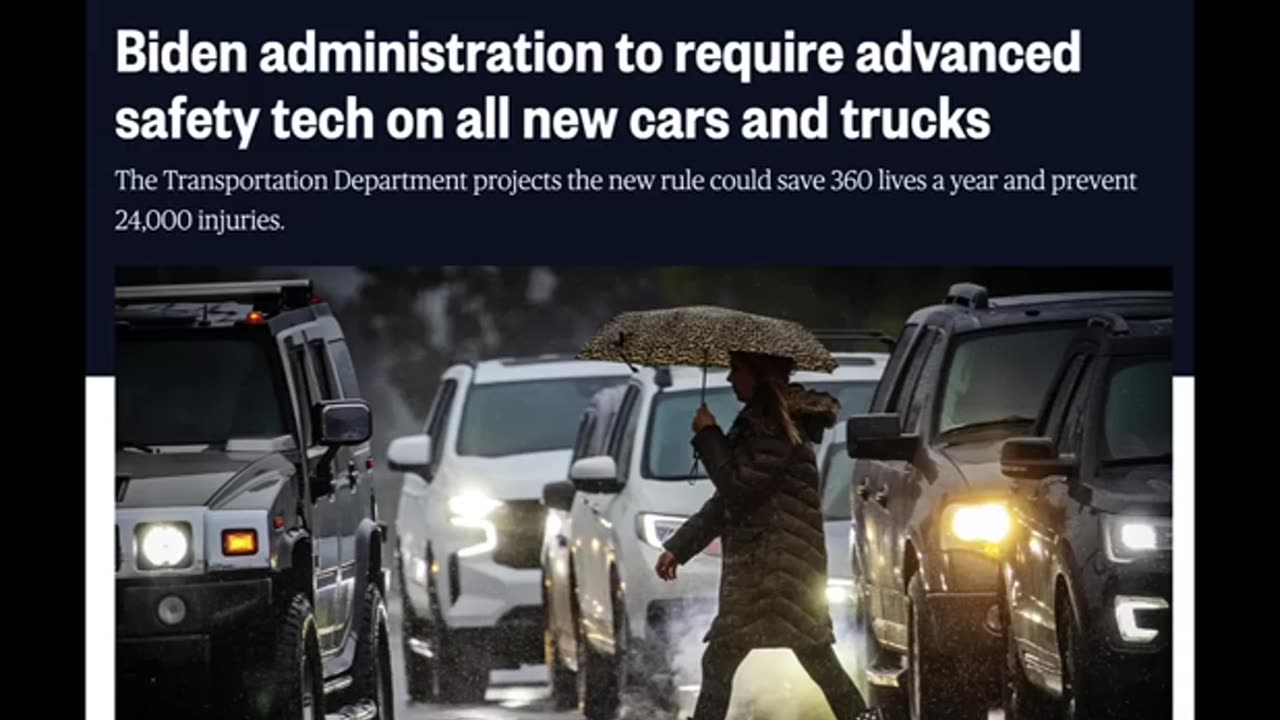 WATCH THIS IF YOU DRIVE A CAR- JUST WHEN YOU THOUGHT GOVERNMENT OVERREACH COULDNT GET ANY WORSE