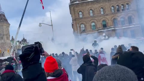 Tear Gas Has Been Deployed on Peaceful Protesters in Ottawa