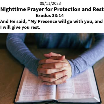 Nighttime Prayer for Protection and Rest #shorts #grace #jesus #god #mercy #faith #blessed #peace