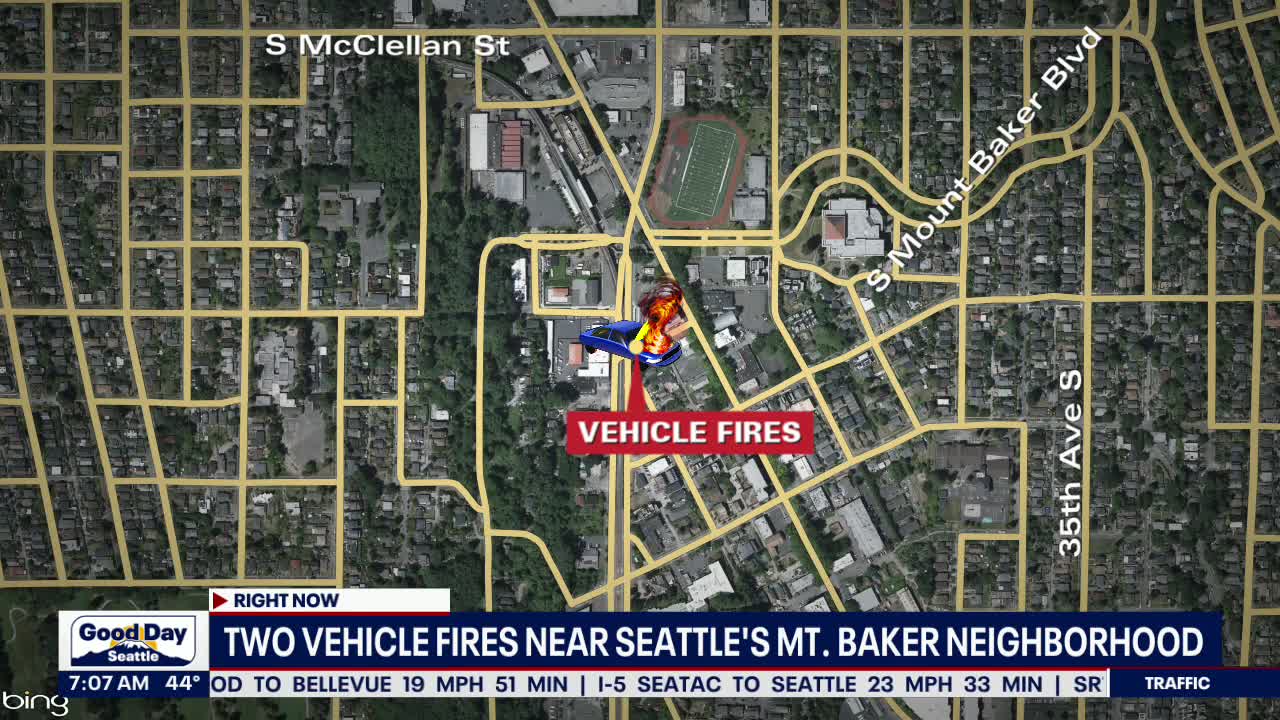 Two vehicle fires in Seattle under investigation