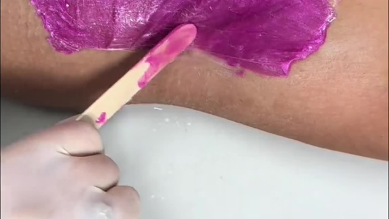 Underarm Waxing Tutorial with Sexy Smooth Tickled Pink Hard Wax | @esthetics.by_reagan