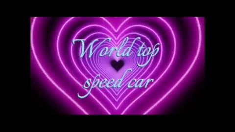 world top speed car