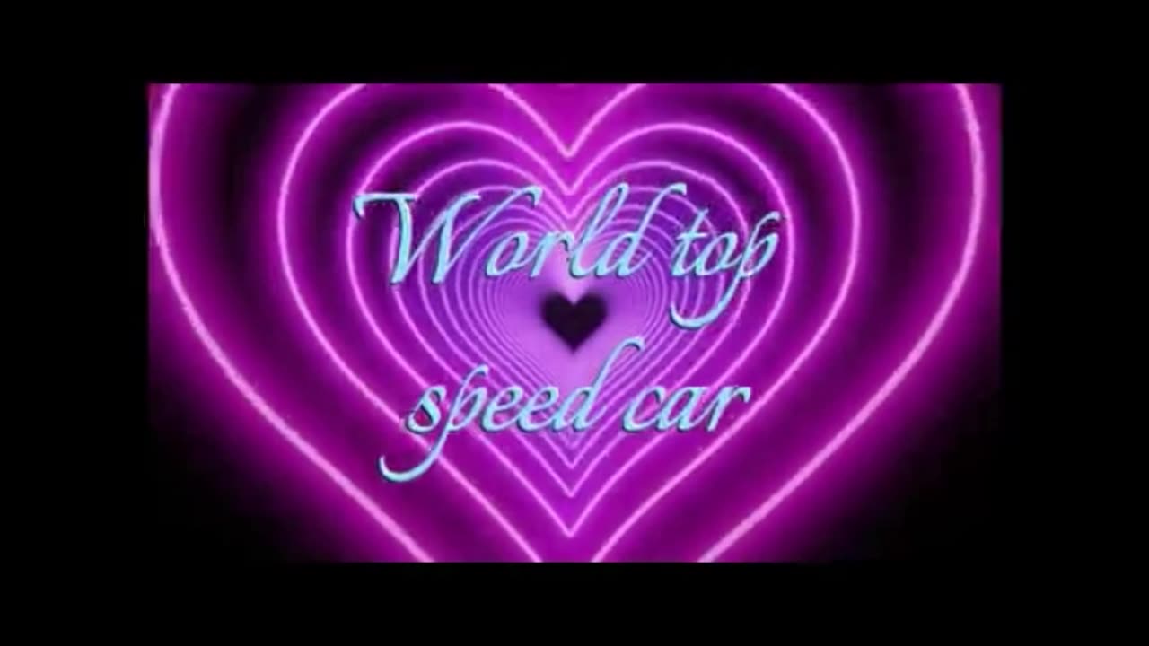 world top speed car