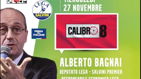 🔴 Intervista radiofonica all'On. Alberto Bagnai a "Calibro 8" su Radio Cusano (27.10.2024)