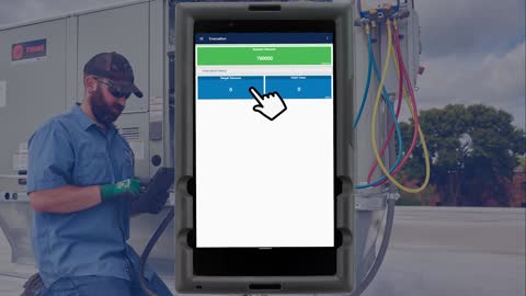 HVAC System Evacuation with YJACK VAC and YJACK VIEW App